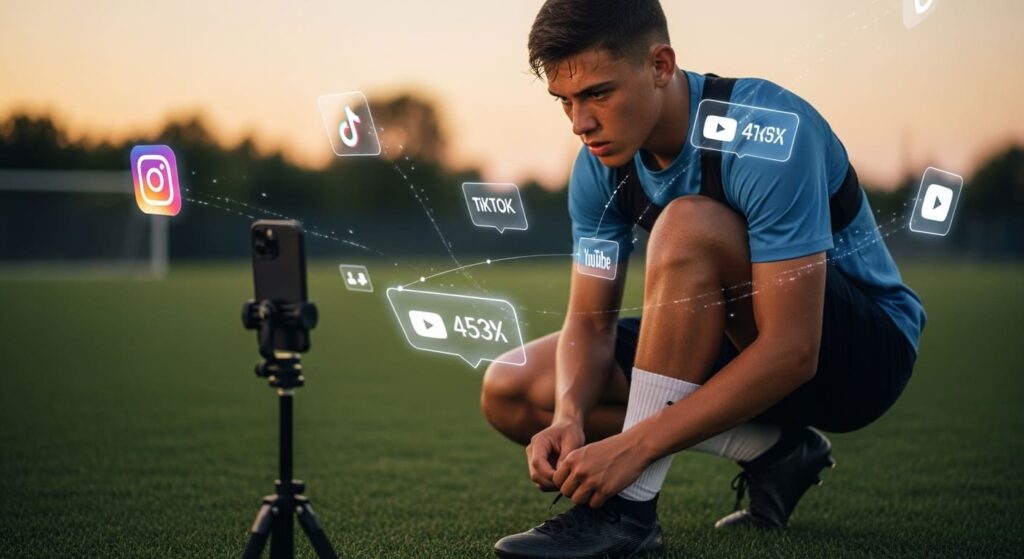 Como usar redes sociais para se destacar como atleta de Base no Futebol 2 Como usar redes sociais para se destacar como atleta